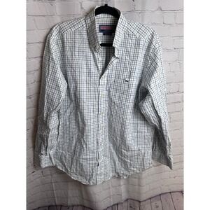 Vineyard Vines Tucker Shirt Plaid Button Down Long Sleeve Cotton Mens L
